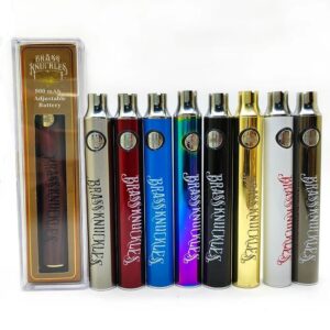 【PSY】BRASS KNUCKLES Adjustable Vape Pen Battery 510主機 飛行桿 霧化器