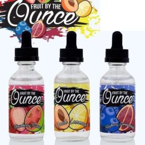 【PSY】美國進口 FRUIT BY THE OUNCE 藍莓石榴 桃子檸檬 60ml 大煙丁油 e-juice (0)